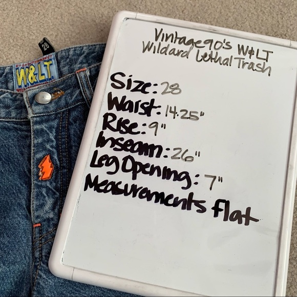 Vintage Walter Van Beirendonck W&LT Wild and Lethal Trash Kiss the Future Jeans - Picture 10 of 10